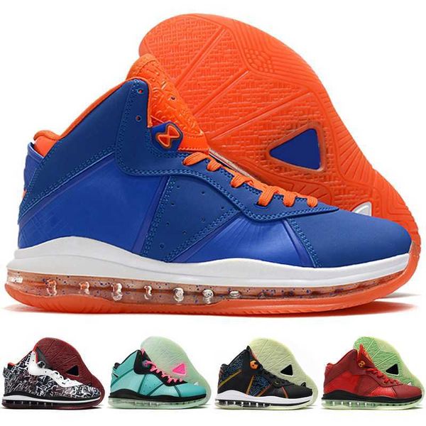 

2023 8 viii basketball shoes 8s varsity red lakers south beach south beach bhm hardwood classic men sports sneakers trainers size 40-46