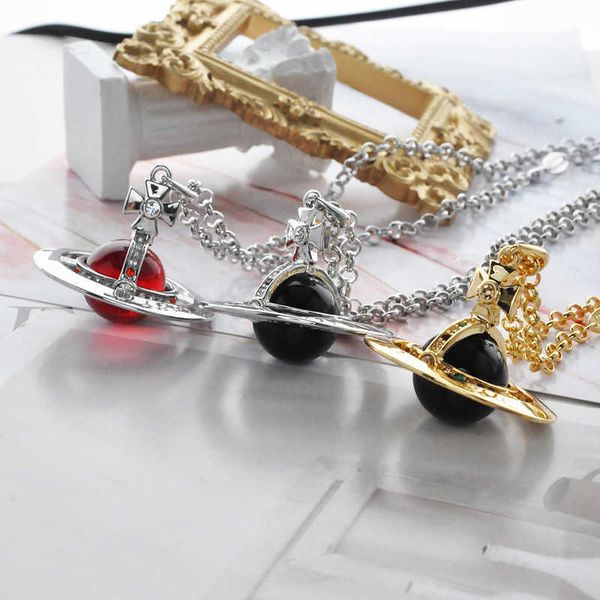 

designers jewelry necklace western empress dowager's network red same classic 20mm large sweater chain necklace women's multi colo, Silver