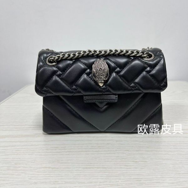 

eagle head british kurt geiger bag ancient silver gilded gold chain bar single shoulder diagonal straddle bag small fragrant wind