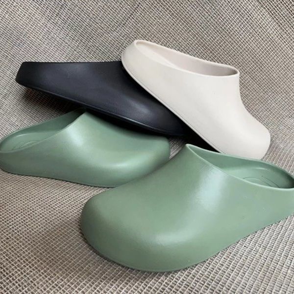

designer women slippers luxury leather slipper womens flat shoes size 36-45 summer beach sandal classical slides genuine skin slide ladies o, Black