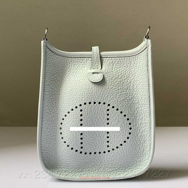 

original wholesale h home evelynnss tote bags online shop mini 29cm holy grail blue tc leather handmade handbag taifoo world