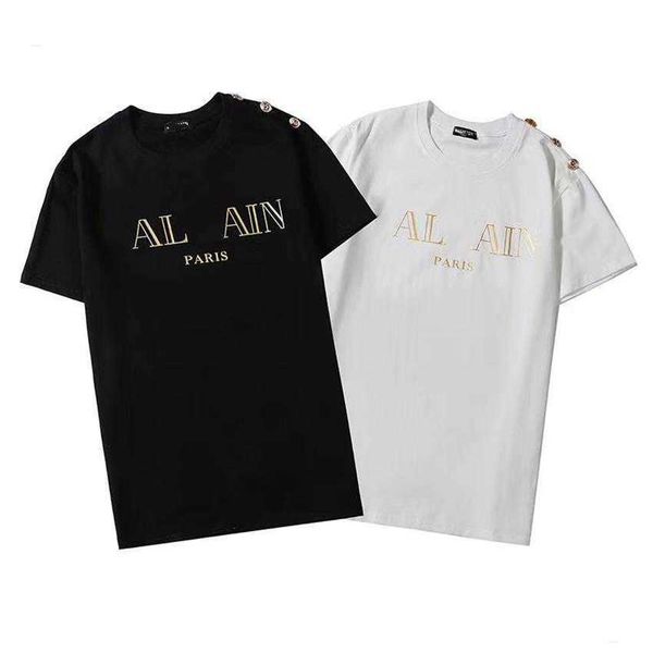 

men's and women's tshirt printing letter balman pattern designer classic fashion casual multicolor couple hip hop summer dress m-3, White;black