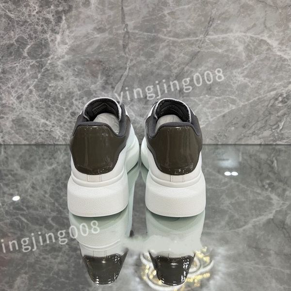 

2023 luxurys man woman leather trend sneakers sporty shoes white black casual shoe rubber sole trainer sneaker size 35-46 xsd230423