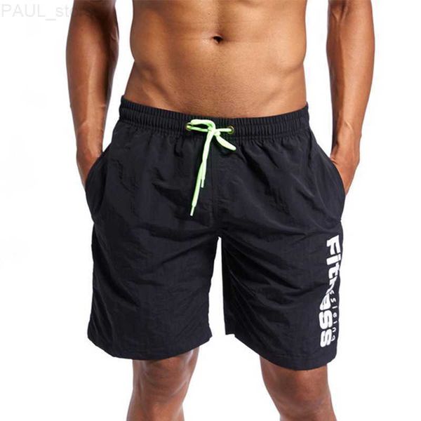 

men's summer style men beach quick drying fitness gyms board breathable sweatpants drawstring loose fit shorts l230705, White;black