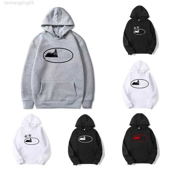 

men's & sweatshirts new designer alcz hoodie star print fashion hip-hop cotton clothes loose hoodie women'ztwu, Black