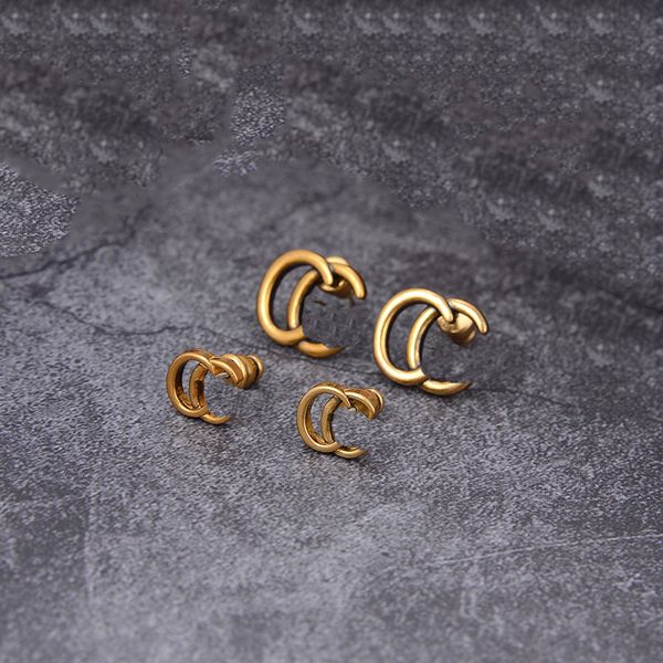 

2023 luxury gold earrings for women designer hoop earrings earrings letter earrings jewelry gift for girls, Silver