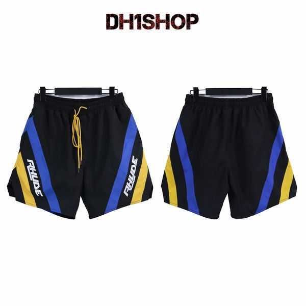 

mens shorts craftsmanship summer street fashion designers mens sports rhude shorts loose mesh cloth ventilate beach pants us size s-xl 2dsj, White;black