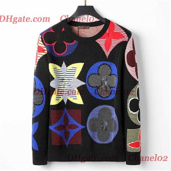 

designer sweater mens black blue yellow knit warm wool classic plaid stripe brand clothing fashion long sleeve luxury men jumper hoodie tshi