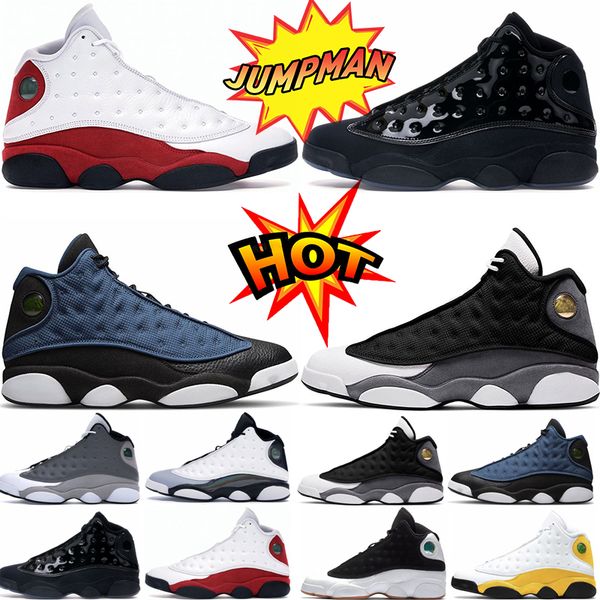 

jumpman 13s basketballs shoes for mens womens brilliant orange black flint playoffs cool cement grey 12 cherry 13 wolf grey men trainers sne