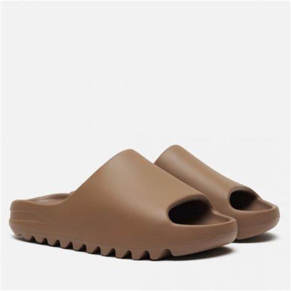 

summer pure foam slide sandals outdoor slippers army brown dark brown green sand bone colorway men women luxury sandals designer casual shoe
