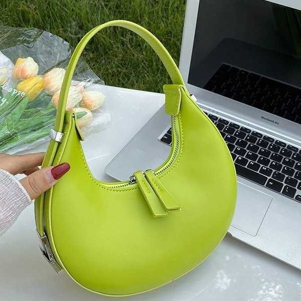

new fashion women's bag handheld crescent bag small fashion shoulder underarm bag