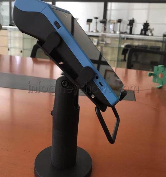 

adjustable pos machine holder stand 360 degree rotate cashier black flexible security bracket alarm systems4192416