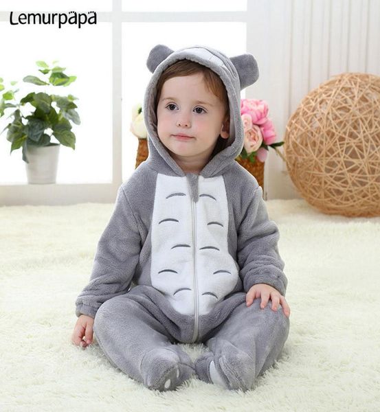 

rompers baby onesie kigurumis boy girl infant romper totoro costume gray pajama with zipper winter clothes toddler cute outfit cat2646721, Blue
