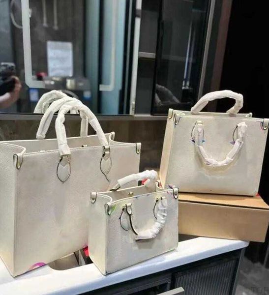 

luxury totes designer bag womens handbags onthego tote crossbody flower ladies casual pvc genuine leather purse shoulder bags femalh9h