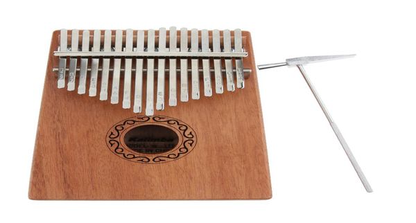 

mahogany kalimba 17 keys african thumb piano study instruction5469485