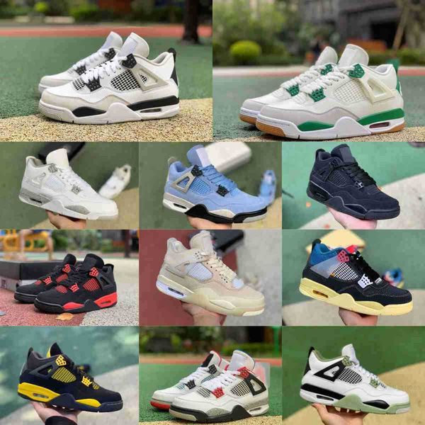 

jumpman pine green mens 4 4s basketball shoes seafoam military black cat cream sail retros white oreo cool grey jorden game royal red thunde