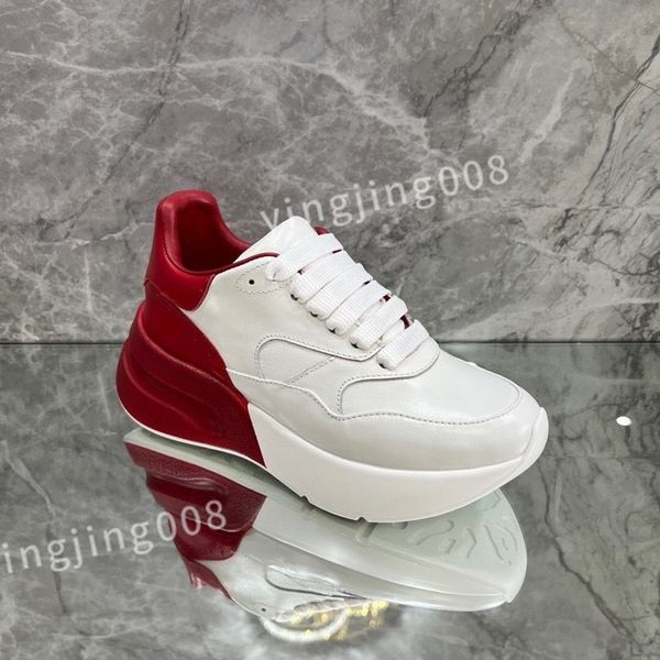 

2023 new luxury designer sneaker trainer casual shoes calfskin leather white letter platform fashion low sneakers size 35-46 xsd230425, Black
