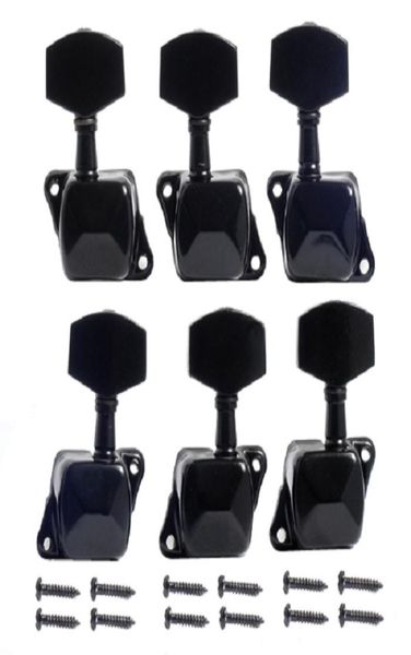 

acoustic guitar semiclosed tuning pegs machine heads tuners keys peg black 3l3r2601733