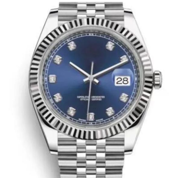 

u1 aaa watch steel wimbledon dial datejust smooth bezel 126333 126334 day date automatic mechianical wristwatch jubilee strap sapphire movem, Slivery;golden