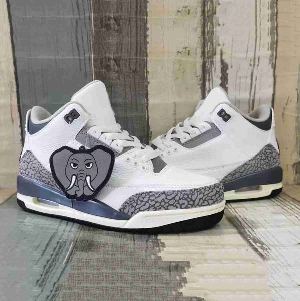 

2023 with box 3 3s hide n sneak mens basketball shoes white black iron light ash grey sail cement grey men trainers sports sneakers dx6665-1