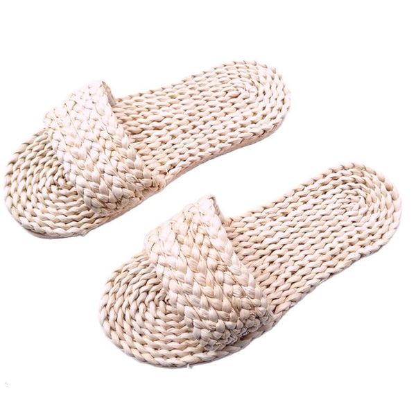 

sandals jarycorn cosplay summer handwoven straw home couple indoor shoes casual fashion and comfortable 230704, Black