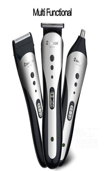 

professional electric hair trimmer small and portable 3in1 function beard shaver nose trimmer clipper hair cut machine for men3859083
