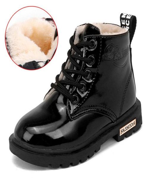 

boots children039s waterproof boys girls winter kids snow ankle short booties child fashion sneakers5489515, Black;grey