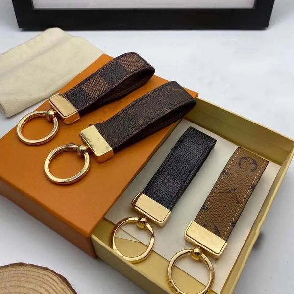 

2023 dragonne key holder accessories designer floral canvas keychain car key chain ring charm pochette accessoires id name tag stamping stam, Silver