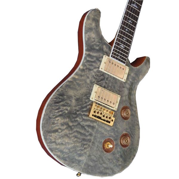 

new customization 6-string electric guitar, maple padded jacket, gold hardware,
