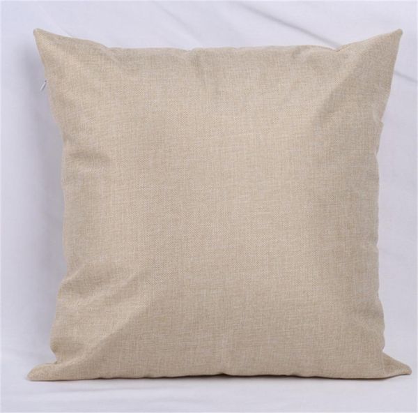

blank linen sublimation pillowcase thermal transfer pillow throw cushion cover linen for heat print home sofa pillow case covers f7919218, Blue