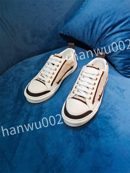 

2023 new trainer casual shoes sports shoes golden fashion men women casual shoes white leather flat shoes size 35-41 dc220513, Black