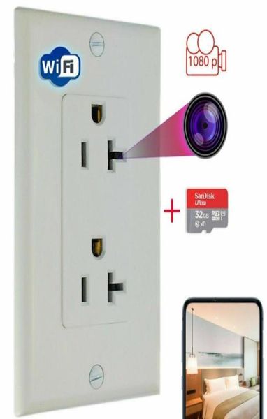 

2020 hd micro housekeeper and nanny camera 1080p wifi socket wall power socket6678745