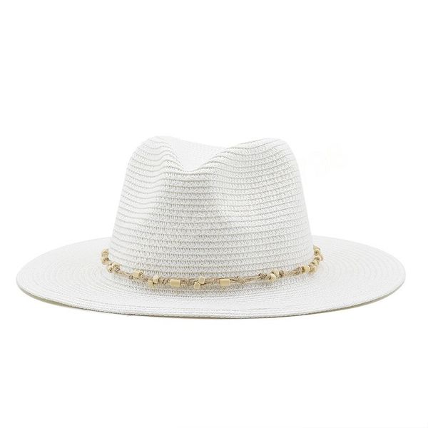 

panama fedora hat with black band summer beach sun hat for men foldable travel packable staw hat solid wide brim hat, Yellow