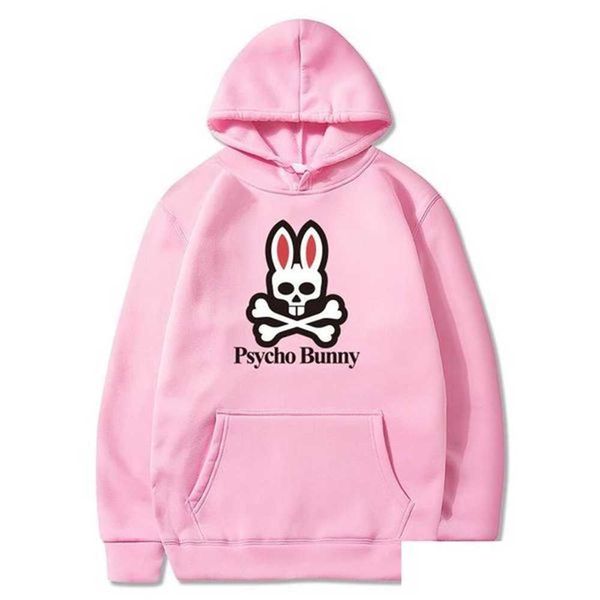 

men's hoodies sweatshirts 2022 mens hoodie fashion tech fleece designer hoody woman and autumn winter casual psycho bunny streetwe dhmr, Black