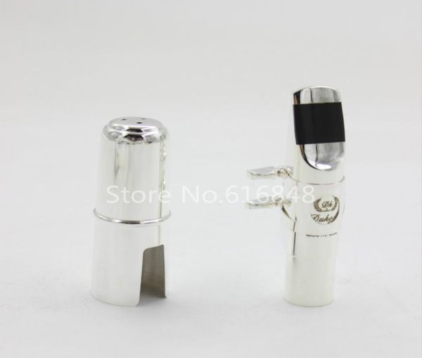 

silver plated brass dukoff mouthpiece for alto tenor soprano saxophone musical instrument accessories size 5 6 7 8 9 7705860
