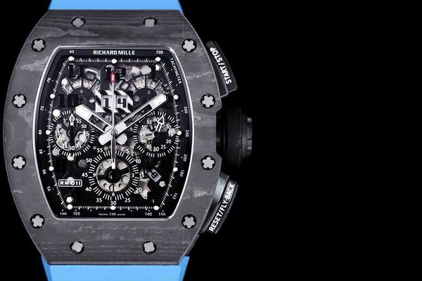 

personality mechanical r i c h a r d luxury superb style male wrist watches rm11 rm11-03 88h4 designer high-end quality tpt carbon fiber bez, Slivery;brown