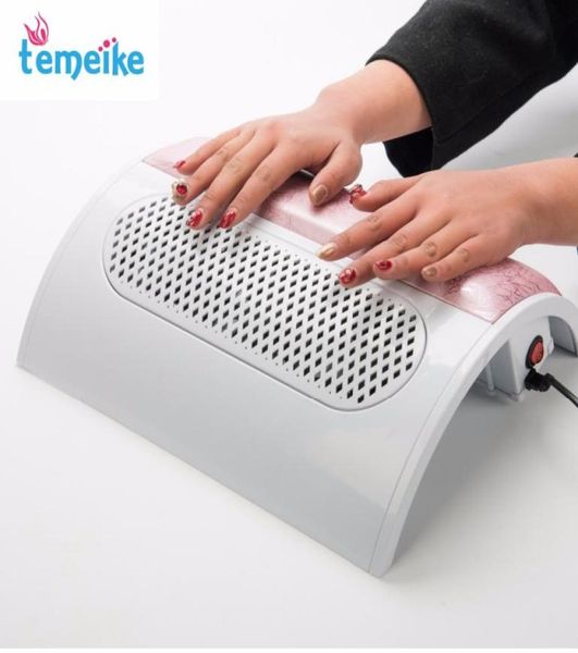 

whole nail tools nail suction dust collector machine vacuum cleaner with 3 fans 3 bags salon tool 110v or 220v2273125, Silver