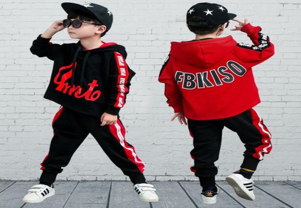 

big boy suit spring new hip hop dance clothes boys girls fall outfits twopiece clothing sets spring kids clothes christmas lj20099663184, White
