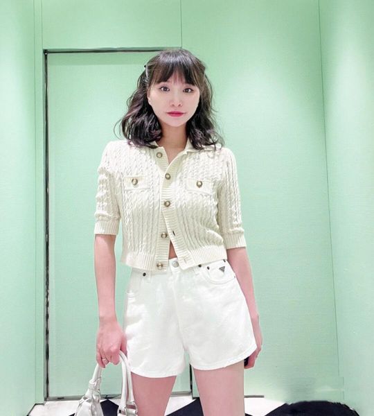 

2023 fashion women's jeans womens jeans designer denim shorts letter rhinestone pants design ladies summer short pant clothes g2, White;black