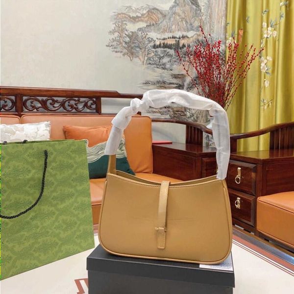 

lm40156v designer bag armpit portable bag purse luxurys handbags genuine leather brown handbag shoulder bags biukl