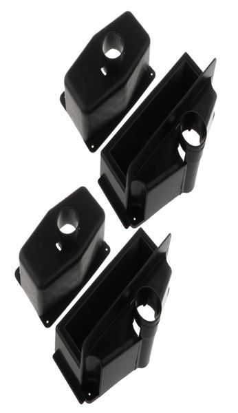 

pack of 2 foosball ball pitch collecting box for standard 14m table table football supplies black9519571