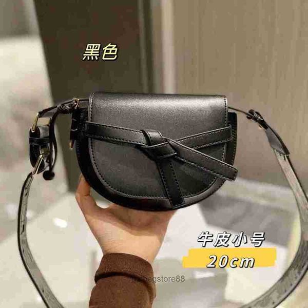 

spain bags lady bag designer saddle wide shoulder strap mini bow crossbody gate large capacity commuter cowhide