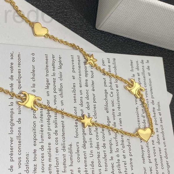 

pendant necklaces designer necklace luxury designer choker chain c-letter statement 18k gold plated brass copper fashion womens wedding jewe, Silver
