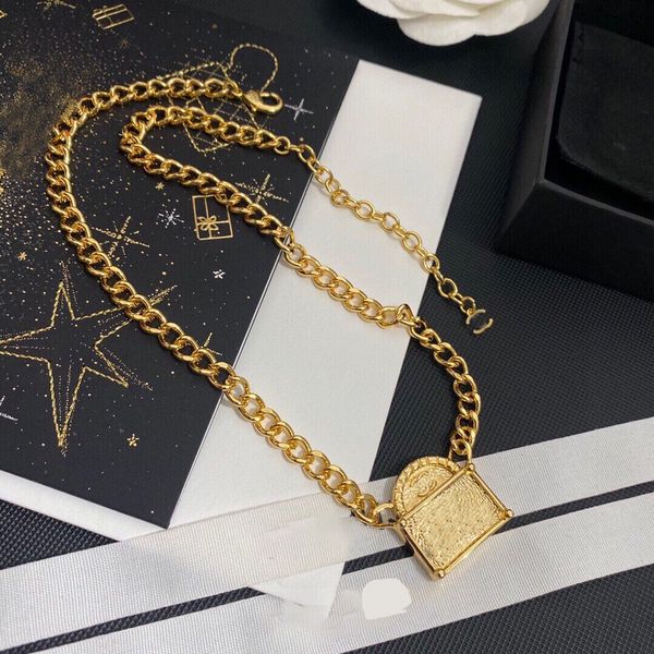 

locks pendant necklaces designer 18 gold plated women wedding party jewerlry accessories, Silver