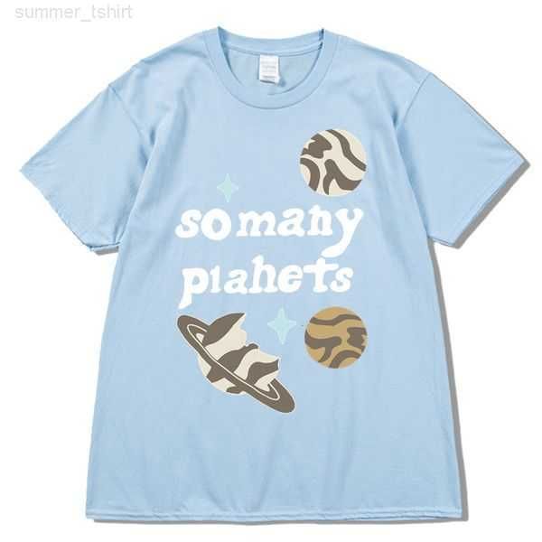 

2023 men's t-shirts broken planet market so many planets t-shirt streetwear harajuku t-shirt plus size summer short sleeve t-shirt loos, White;black