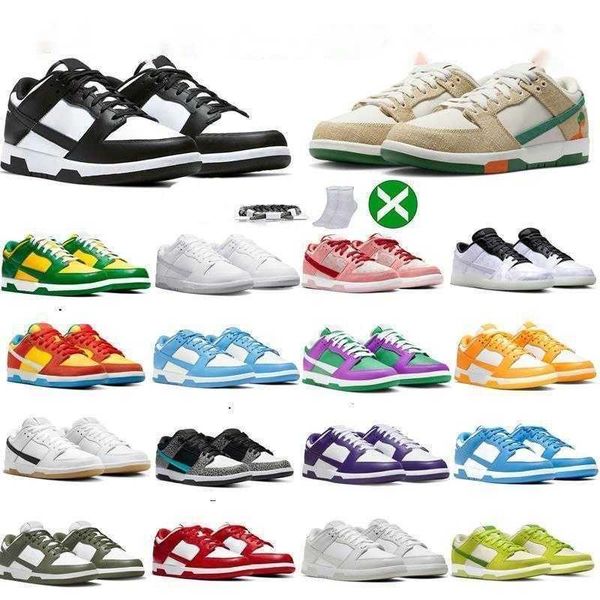 

shoes running men shoes low panda triple pink grey fog syracuse team green medium olive unc georgetown sail walking gai jogging sneakers tra, Black