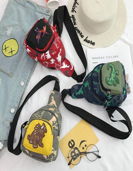 

children designer chest bags boys girls fashion dinosaur messenger bags kids luxury cartoon camouflage bags childrens bandb4328718