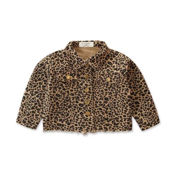 

new children039s spring jackets jacket fashion girls allmatch leopard print jacket baby clothes children clothing5823025, Blue;gray