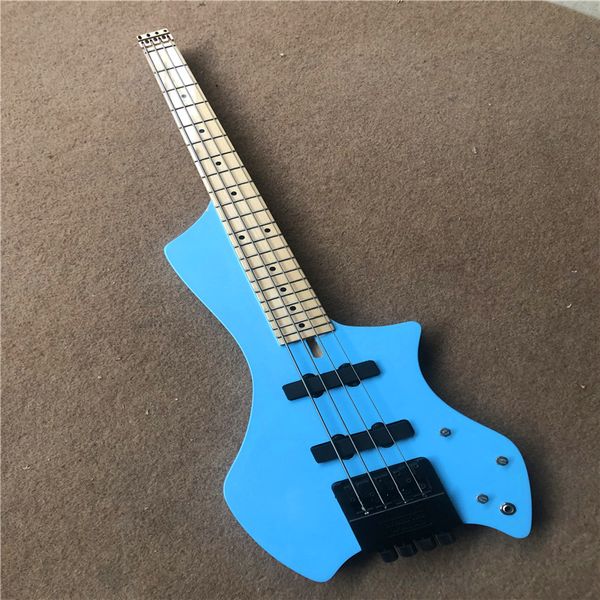 

30 "travel electric bass in stock, the whole canadian maple wood assembly 75cm tiffany blue accept custom, fast delivery, ing