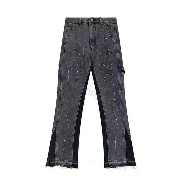 

jeans pants mens dept pants sweatpants letter print cotton straight s-xl., Blue